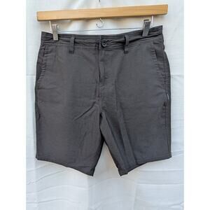 O'Neill‎ Mens Size 32 Gray Standard Fit Hybrid Casual Shorts Gray Performance